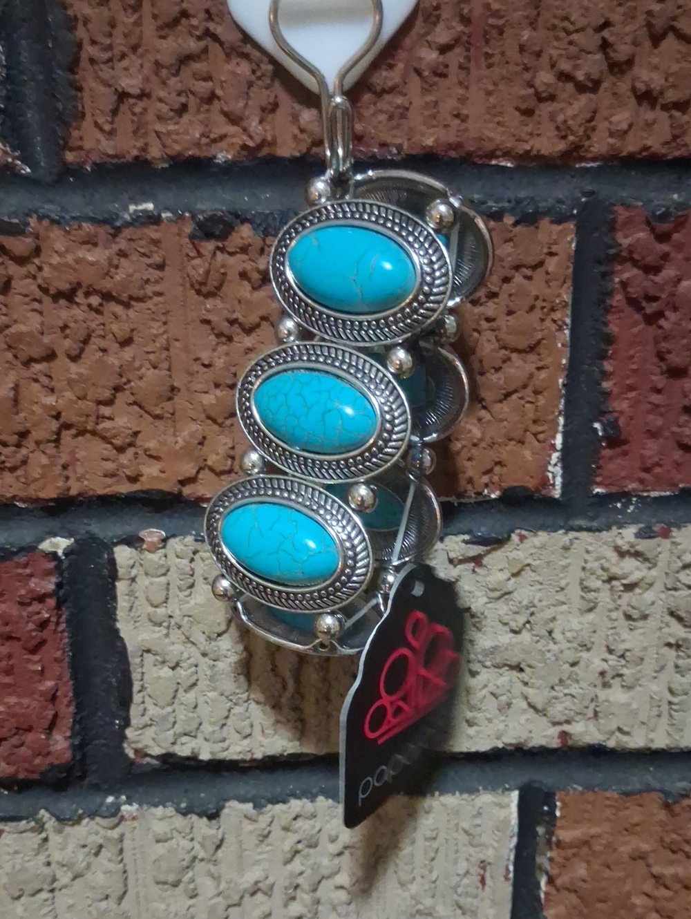 paparazzi Turquoise Oval Stone Stretch Bracelet
